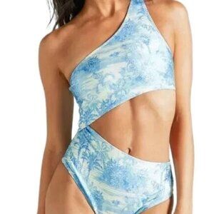 Noli Yoga Swimwear NWT Isla One-Shoulder Cutout One-Piece Swimsuit